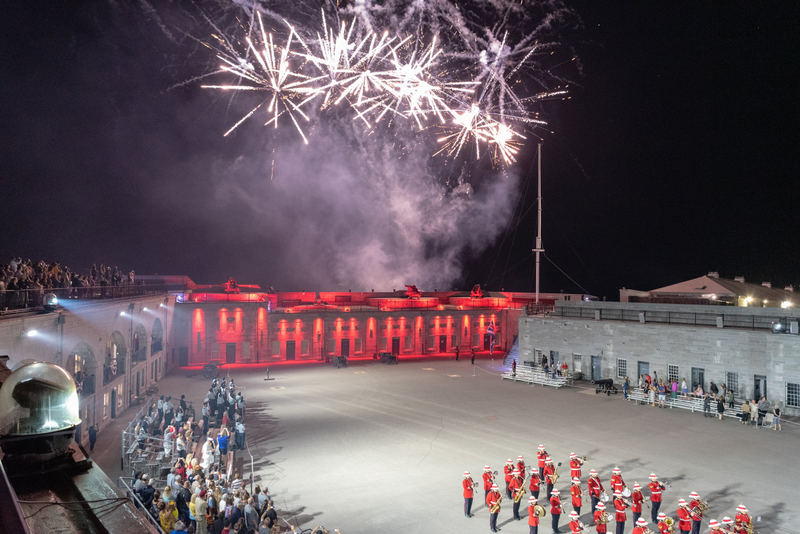 Illustration for article titled Select Pictures from the 2019 Fort Henry Tattoo